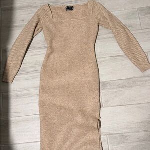 ASOS Tan Knit Dress